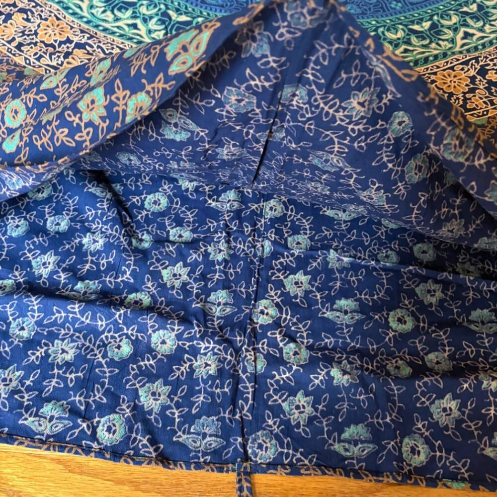 NWOT Twin Duvet and 2 Pillow shams Boho Ethinic